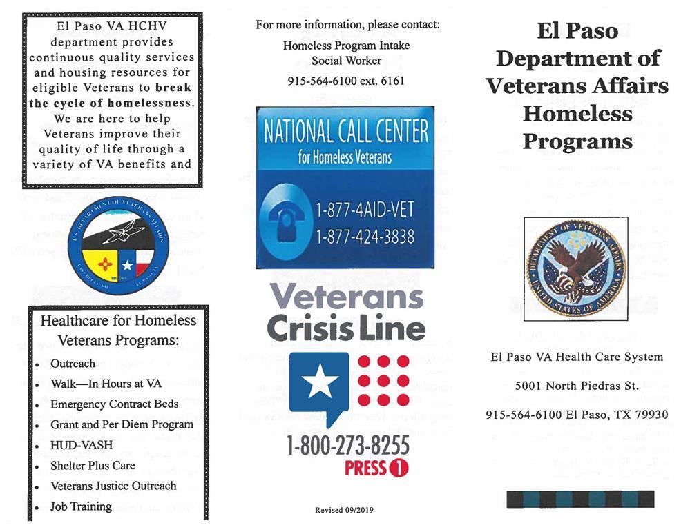 EP Dept of Veteran Affairs Links
